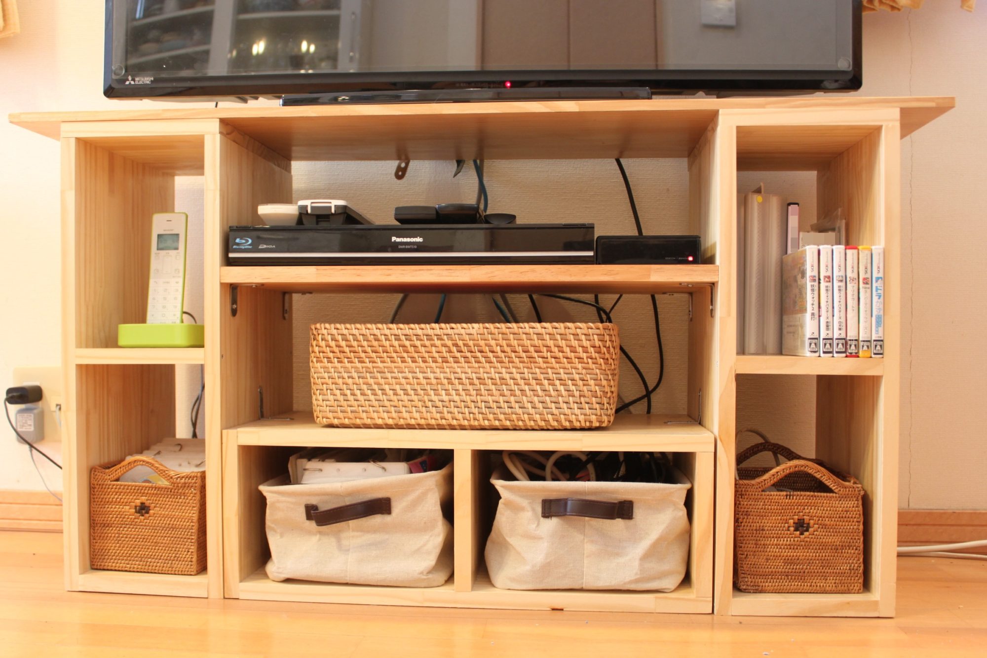 【DIY】テレビ台を自作 | 片付けブログ「まいCleanLife」暮らしのいろいろ